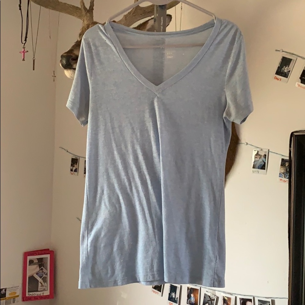 blue shirt